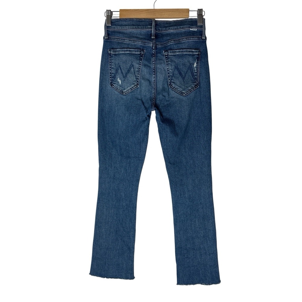 MOTHER The Insider Jeans Women's Size 26‎ Blue Distressed Stretch Classic